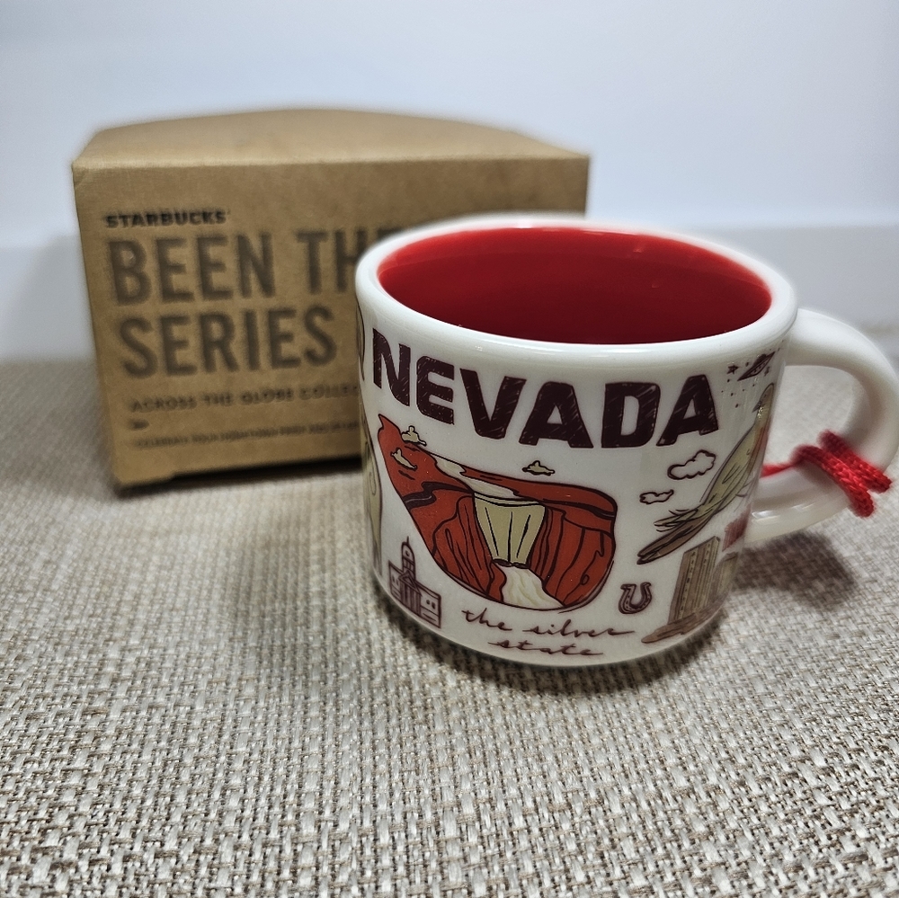 Starbucks Been There Series - Nevada ORNAMENT mini mug 2oz